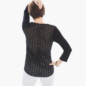 ⭐3/$30! Chico’s Carris Circle Cutout V Neck